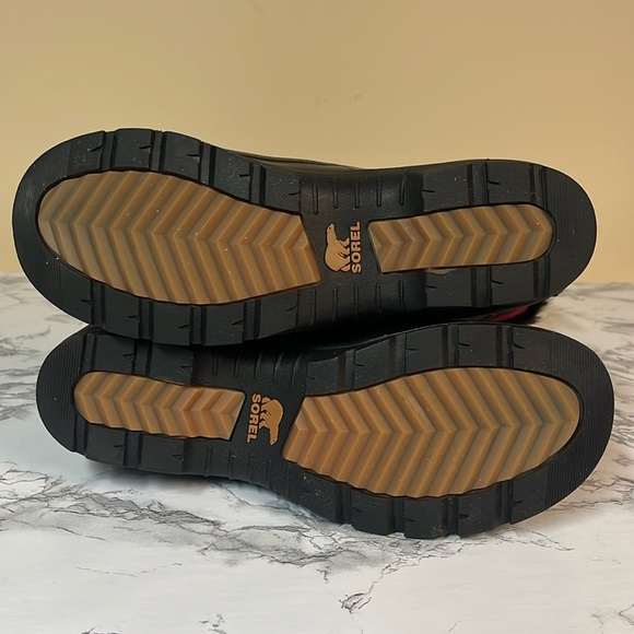 Sorel Tivoli III Buffalo Red & Black Plaid Waterproof Tall Boots Size 8.5 - Picture 9 of 17